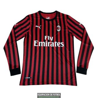 Camiseta Manga Larga AC Milan Primera Equipacion 2019-2020