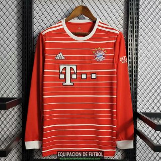 Camiseta Manga Larga Bayern Munich Primera Equipacion 2022/2023