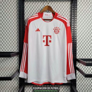 Camiseta Manga Larga Bayern Munich Primera Equipacion 2023/2024