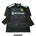 Camiseta Manga Larga Borussia Dortmund Segunda Equipacion 2019-2020