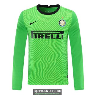 Camiseta Manga Larga Inter Milan Portero Green 2020/2021