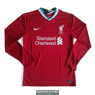 Camiseta Manga Larga Liverpool Primera Equipacion 2020-2021