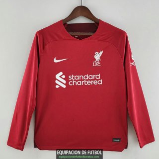 Camiseta Manga Larga Liverpool Primera Equipacion 2022/2023