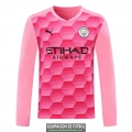 Camiseta Manga Larga Manchester City Portero Pink 2020/2021
