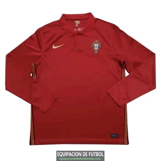 Camiseta Manga Larga Portugal Primera Equipacion 2020/2021