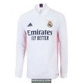 Camiseta Manga Larga Real Madrid Primera Equipacion 2020-2021