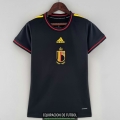 Camiseta Mujer Belgica Black I 2022/2023
