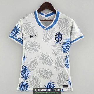 Camiseta Mujer Brasil Classic White I 2022/2023