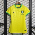 Camiseta Mujer Brasil Primera Equipacion 2022/2023