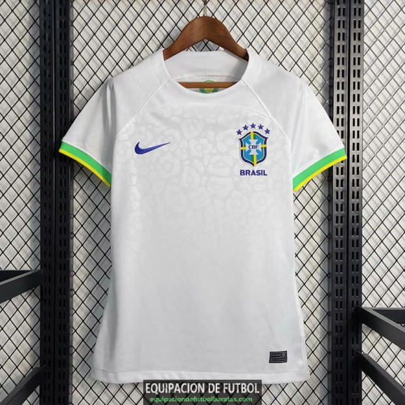 Camiseta Mujer Brasil White VI 2022/2023