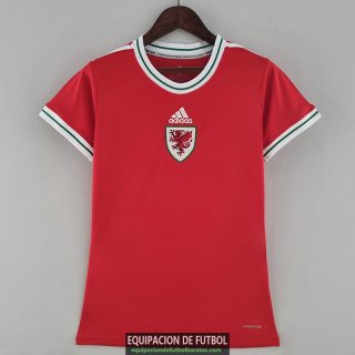 Camiseta Mujer Gales Red I 2022/2023
