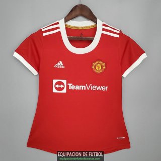 Camiseta Mujer Manchester United Primera Equipacion 2021/2022