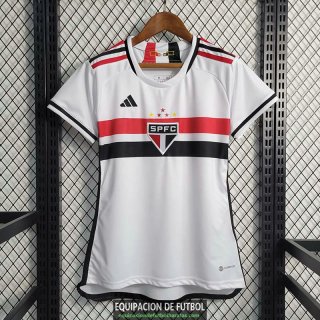 Camiseta Mujer Sao Paulo FC Primera Equipacion 2023/2024
