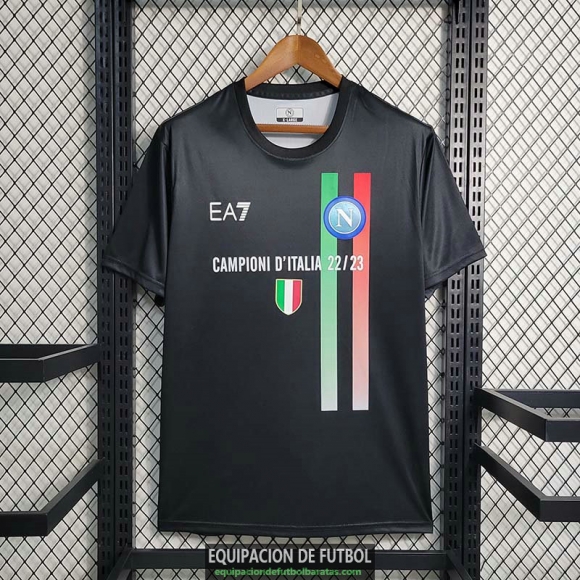 Camiseta Napoli Campioni Black 2022/2023