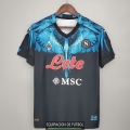 Camiseta Napoli Kappa x Marcelo Burlon Black 2021/2022