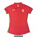 Camiseta Portugal Camiseta Mujer Primera Equipacion Euro 2020