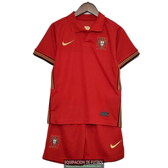 Camiseta Portugal Ninos Primera Equipacion EURO 2020