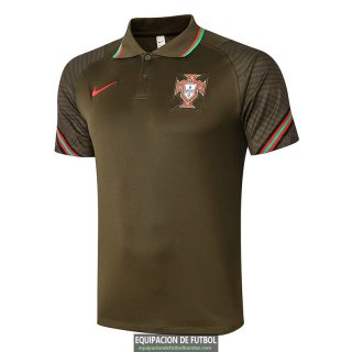 Camiseta Portugal Polo Deep Green 2020-2021