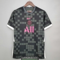 Camiseta PSG Black Grey Pink 2021/2022