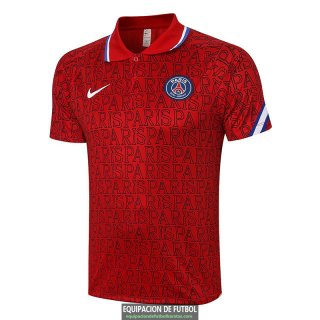 Camiseta PSG Polo Red PARIS 2020-2021