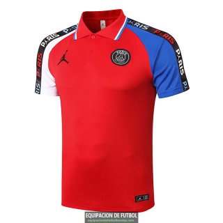 Camiseta PSG Polo White Red Blue 2020-2021