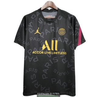 Camiseta PSG Training Black Gold 2020-2021