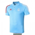 Camiseta Real Madrid Polo Blue 2020-2021