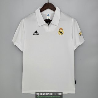Camiseta Real Madrid Retro Primera Equipacion Champions League 2002/2003