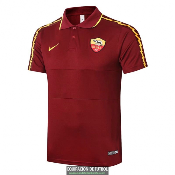 Camiseta Roma Polo Red 2020-2021