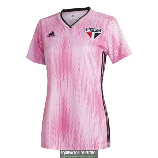 Camiseta Sao Paulo FC Camiseta Mujer Pink 2019-2020