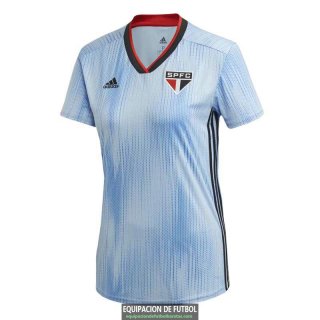 Camiseta Sao Paulo FC Camiseta Mujer Tercera Equipacion 2019-2020