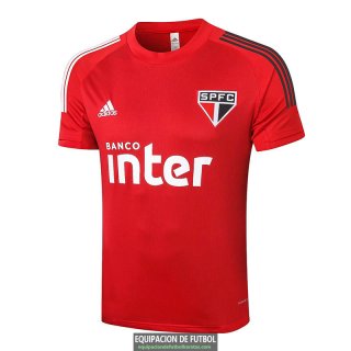 Camiseta Sao Paulo FC Training Red 2020-2021