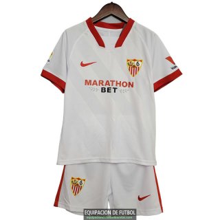 Camiseta Sevilla Ninos Primera Equipacion 2020-2021