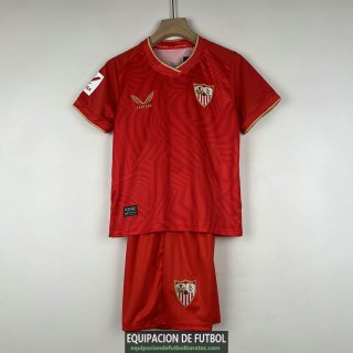 Camiseta Sevilla Ninos Segunda Equipacion 2023/2024