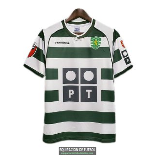 Camiseta Sporting Lisboa Retro Primera Equipacion 2001 2002