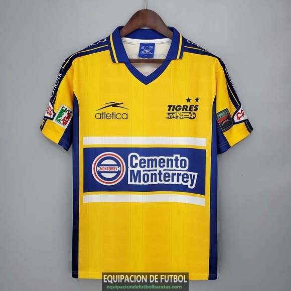 Camiseta Tigres UANL Retro Primera Equipacion 1999/2000