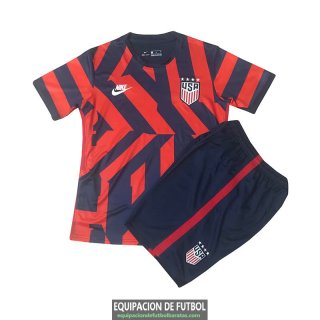 Camiseta USA Ninos Segunda Equipacion 2021/2022