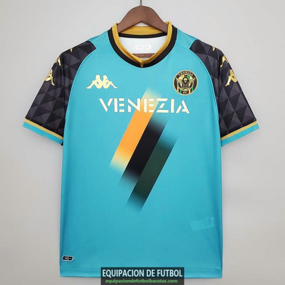 Camiseta Venezia Football Club Portero Blue 2021/2022