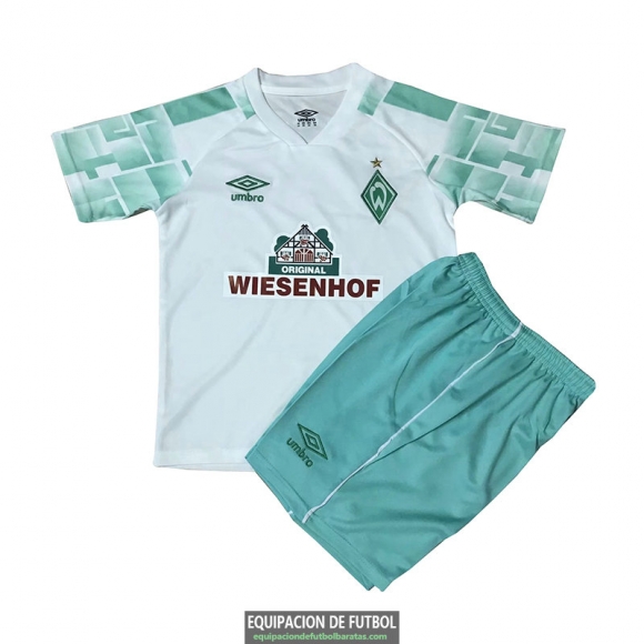 Camiseta Werder Bremen Ninos Segunda Equipacion 2020-2021