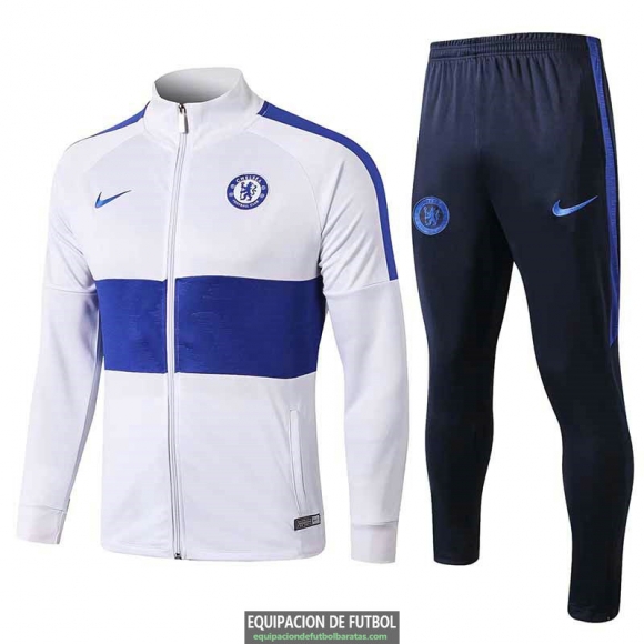 Chelsea Chaqueta White Blue + Pantalon 2019-2020