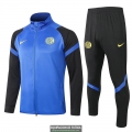 Inter Milan Chaqueta Blue + Pantalon Black 2020-2021