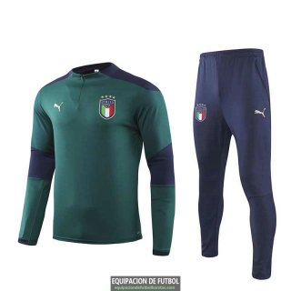 Italia Sudadera De Entrenamiento Green + Pantalon 2019-2020