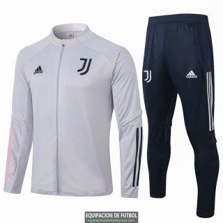 Juventus Chaqueta Light Grey + Pantalon 2020-2021