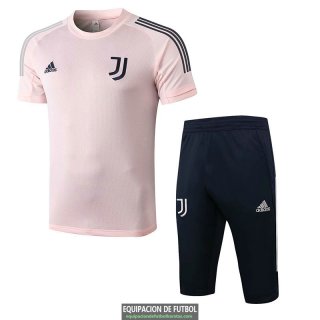 Juventus Sudadera De Entrenamiento Pink + Navy Pantalon 2020-2021