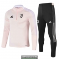Juventus Sudadera De Entrenamiento Pink + Pantalon Black 2021/2022