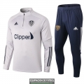 Leeds United Sudadera De Entrenamiento Grey + Pantalon 2020/2021