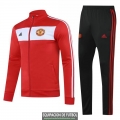 Manchester United Chaqueta Red White + Pantalon 2020/2021