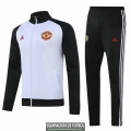 Manchester United Chaqueta White Black + Pantalon 2020/2021