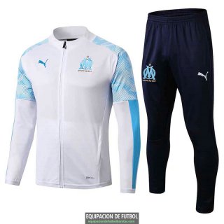 Olympique Marseille Chaqueta White + Pantalon 2019-2020