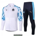 Olympique Marseille Chaqueta White + Pantalon 2020-2021